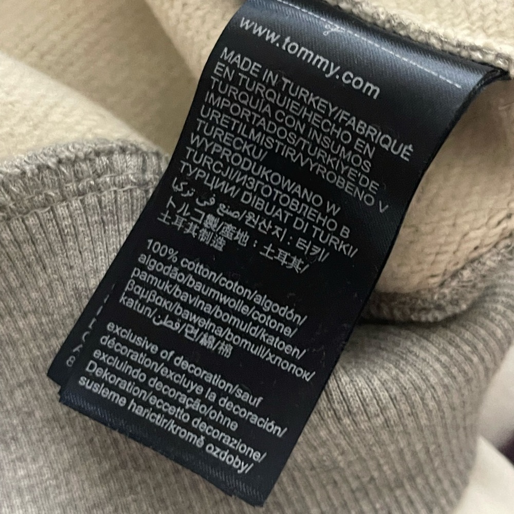TOMMY JEANS Women’s Crew Neck Sweatshirt Grey - Picture 5 of 5